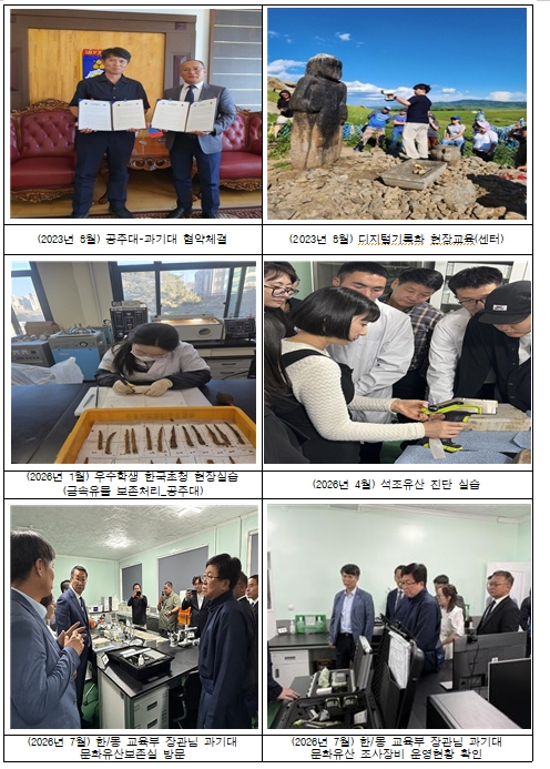 한-몽 교육 협력, 몽골의 문화유산 보존 기술 전수 및 인력 양성 지원 기사 이미지